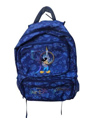 Disney World 50th Anniversary Mickey Backpack With Insulated Compartment & Mesh